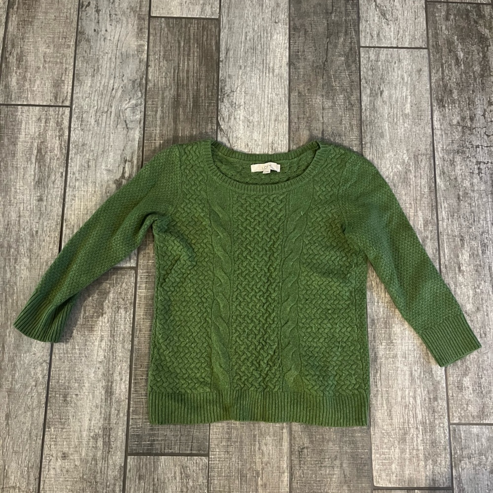 LOFT Brand Green Sweater